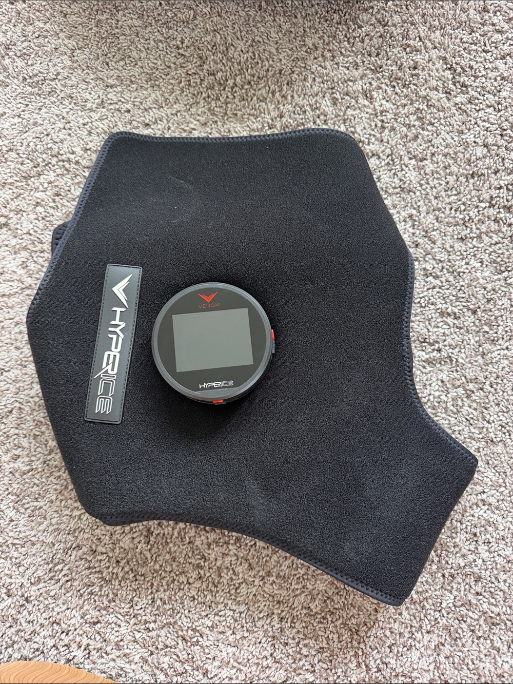 Hyperice recovery shoulder heat and vibration wrap